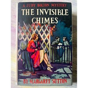 1932 Judy Bolton Invisible Chimes #3 Early Printing DJ Margaret Sutton Vintage